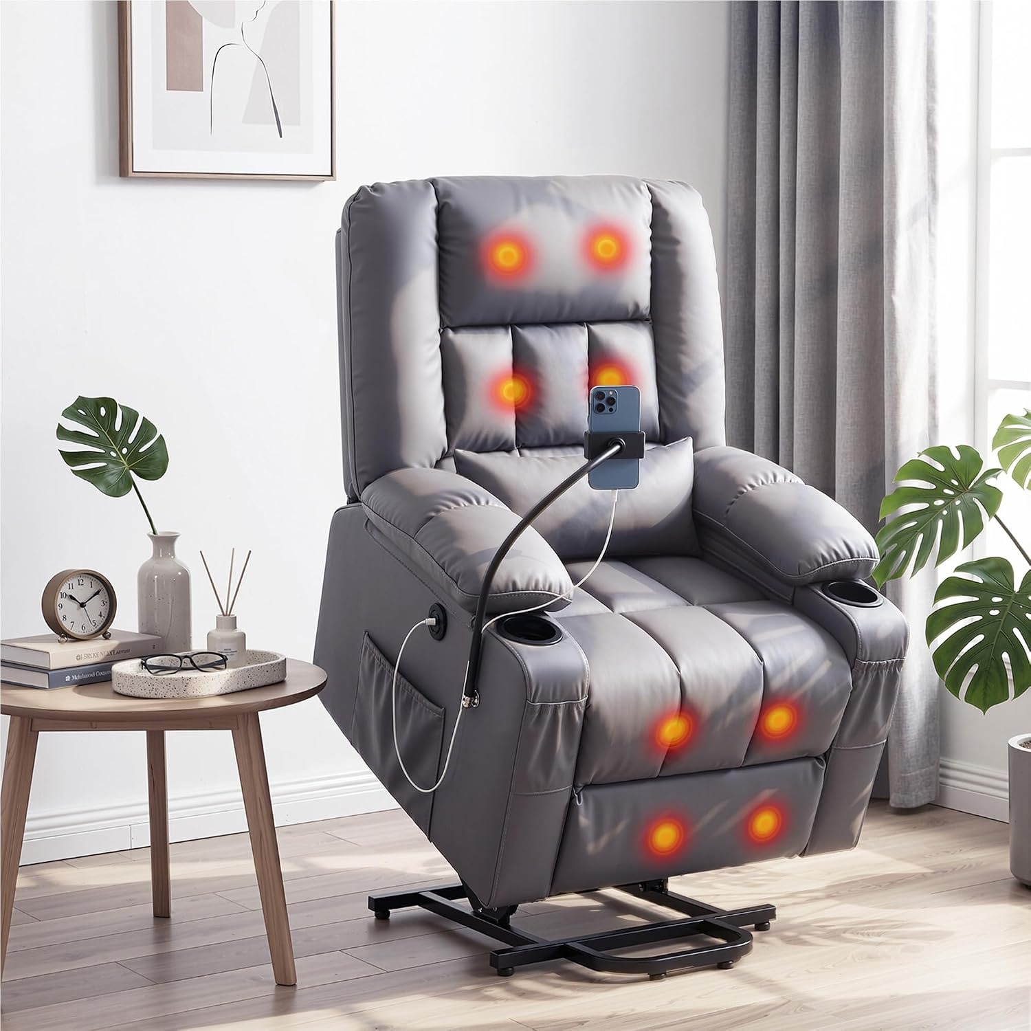 Artiss Electric Lift Massage Recliner: image 10