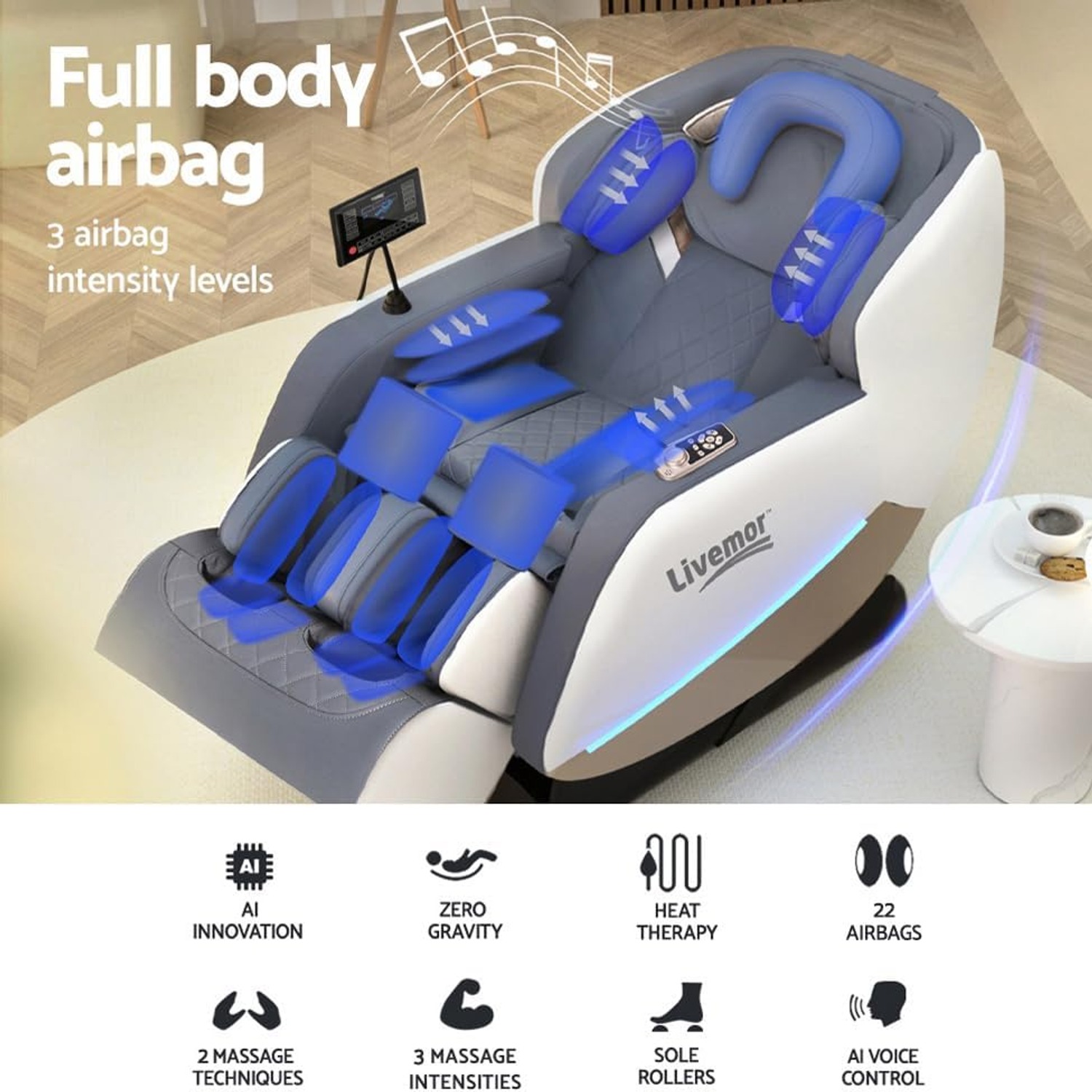 Livemor Full Body Massage Chair: image 10