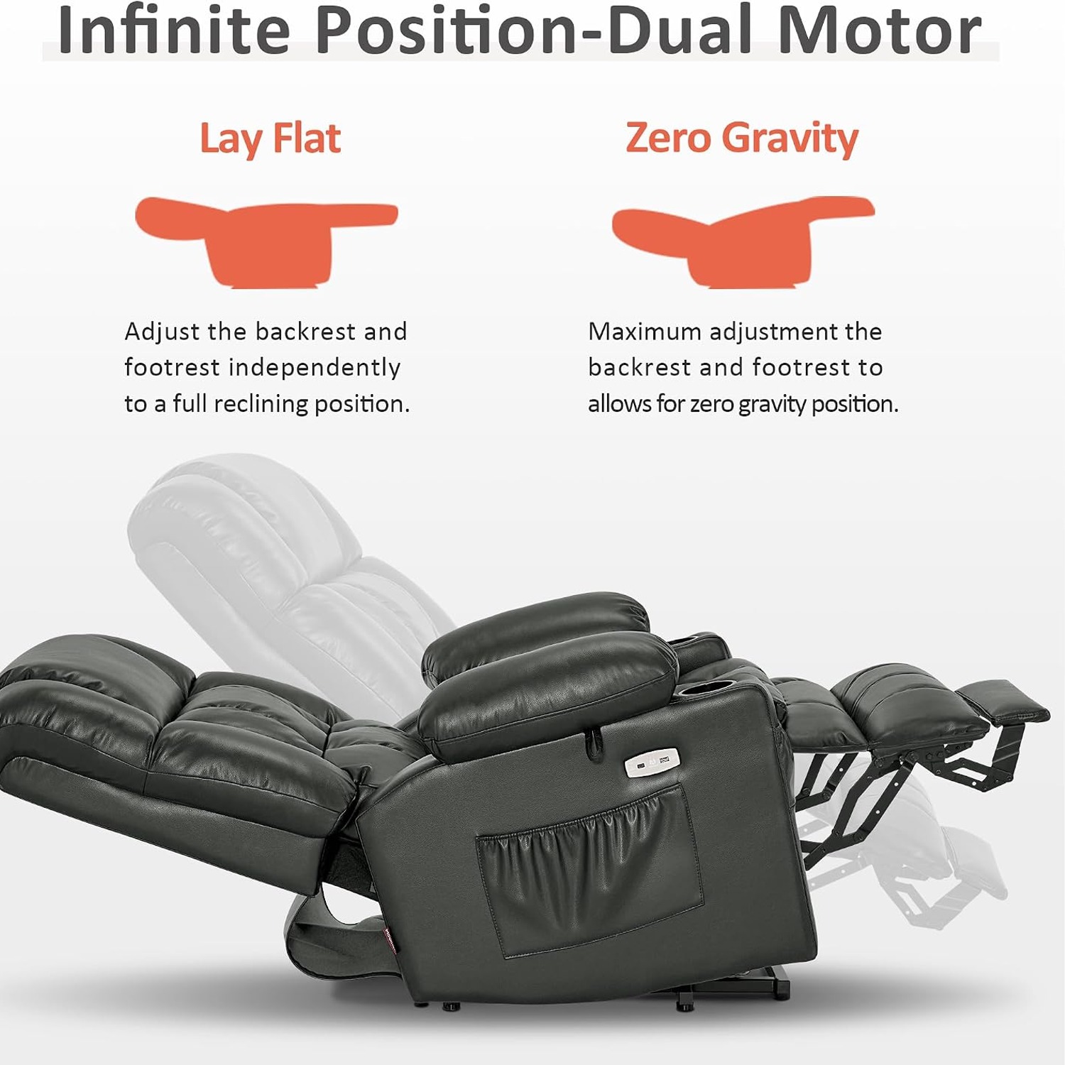 MCombo Dual Motor Power Lift Recliner
