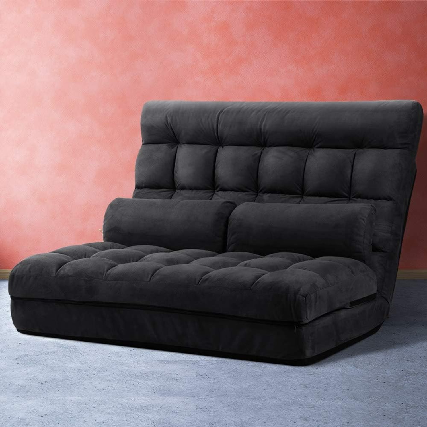 Adjustable Floor Lounge Sofa Bed: image 9