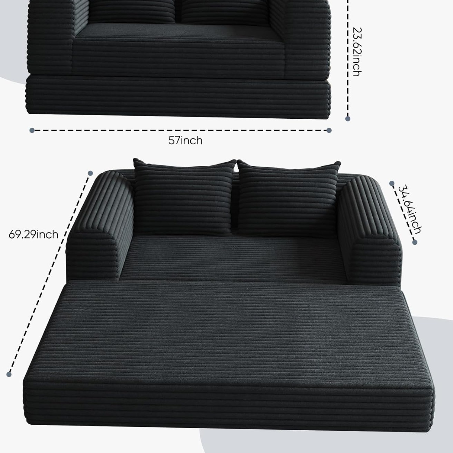 Boneless Chaise Lounge Chair