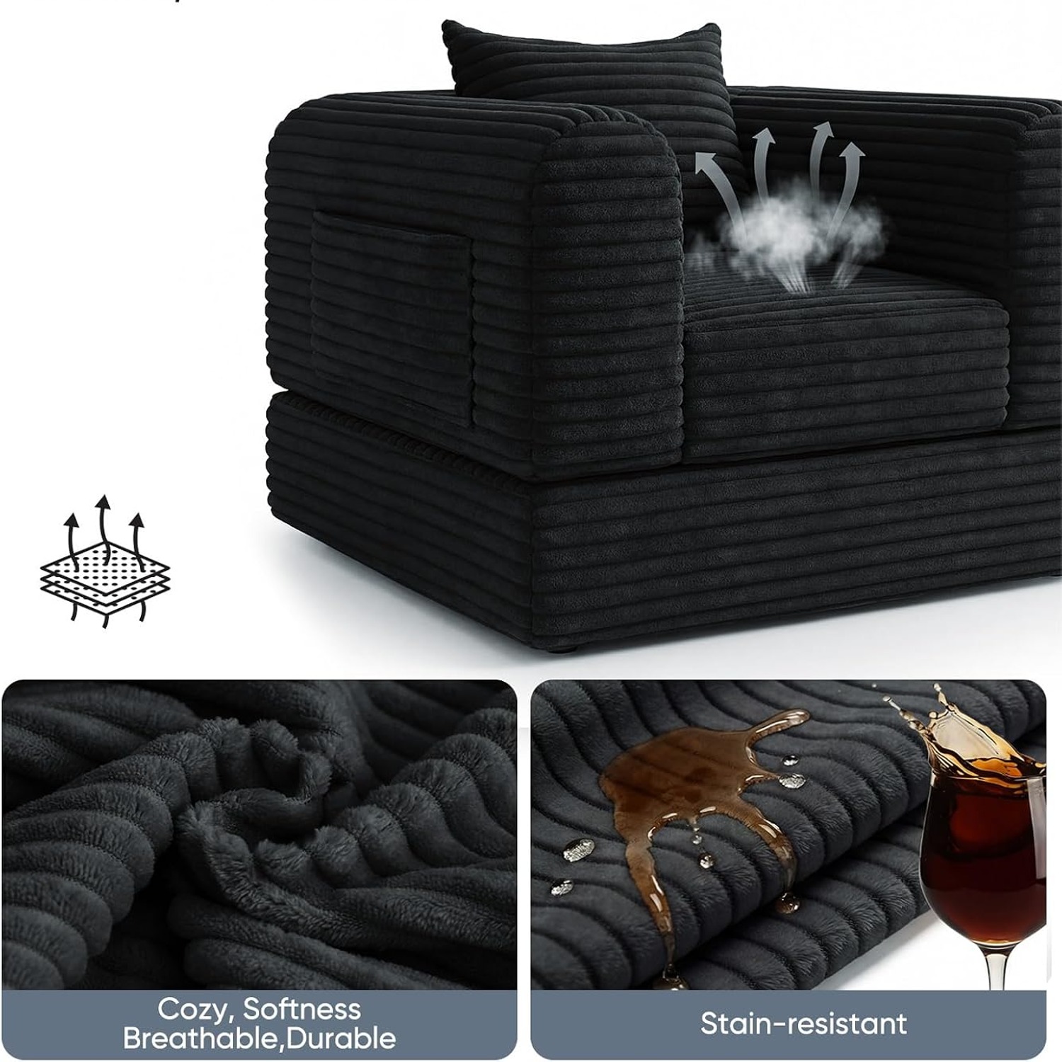 Boneless Chaise Lounge Chair