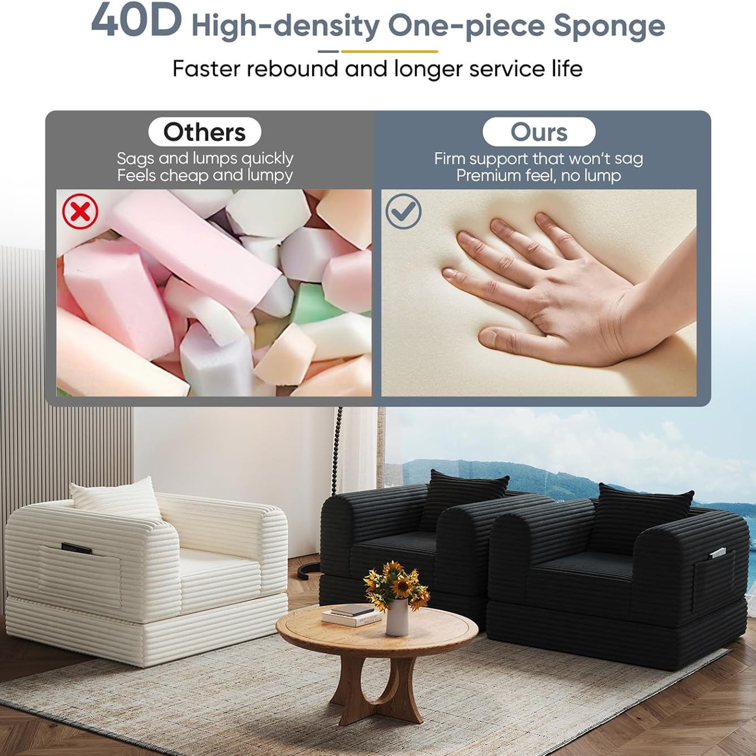 Boneless Chaise Lounge Chair