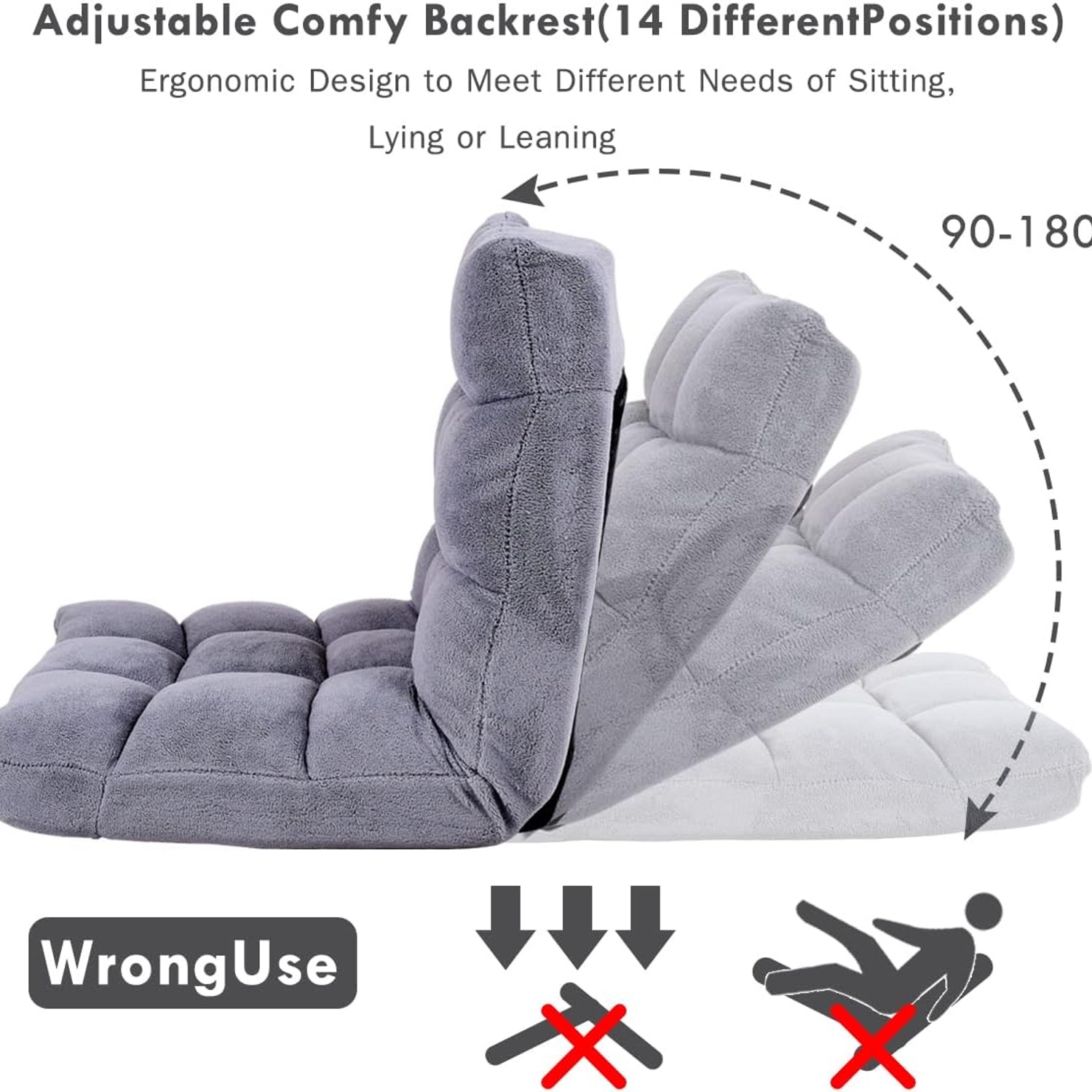 GIANTEX Adjustable Floor Gaming Chair: image 10