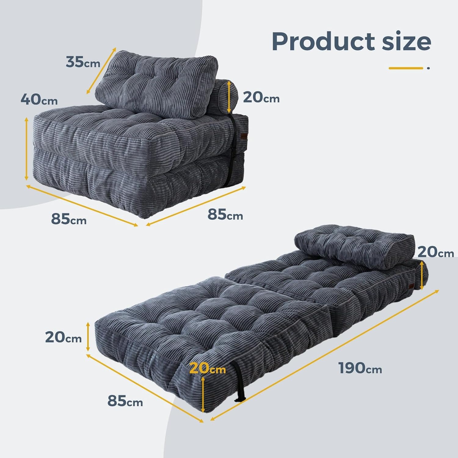 Folding Sleeper Chair Bed