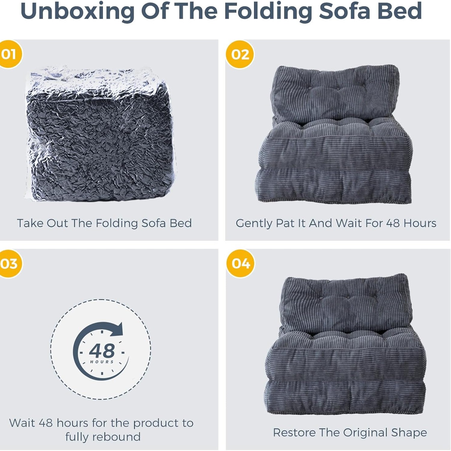Folding Sleeper Chair Bed: image 8
