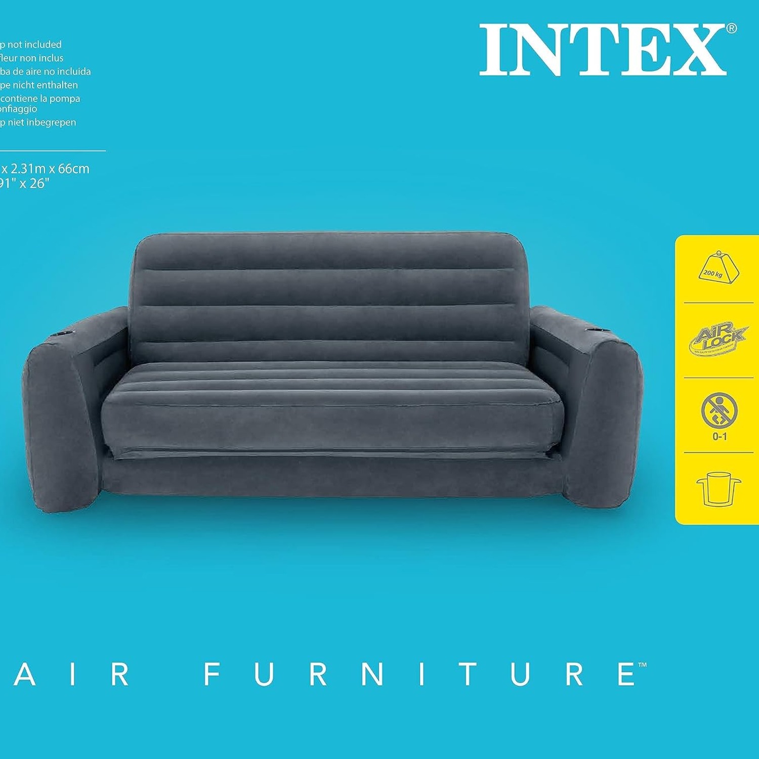 INTEX Inflatable Pull Out Sofa