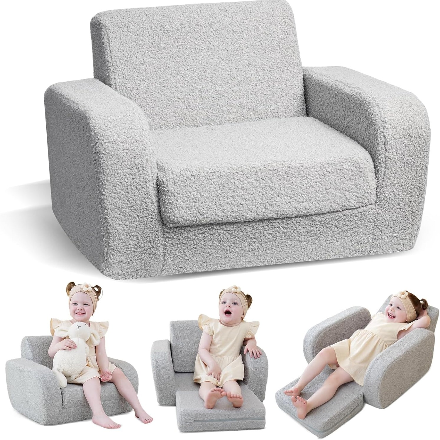 KidBloom Fold-Out Kids Sofa