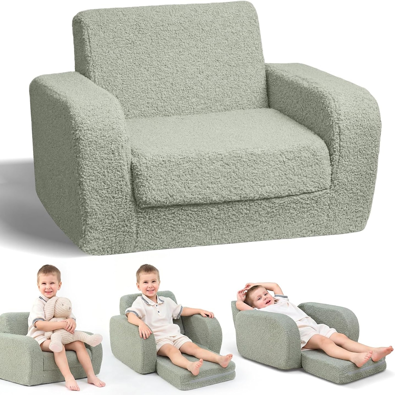 KidBloom Fold-Out Kids Sofa