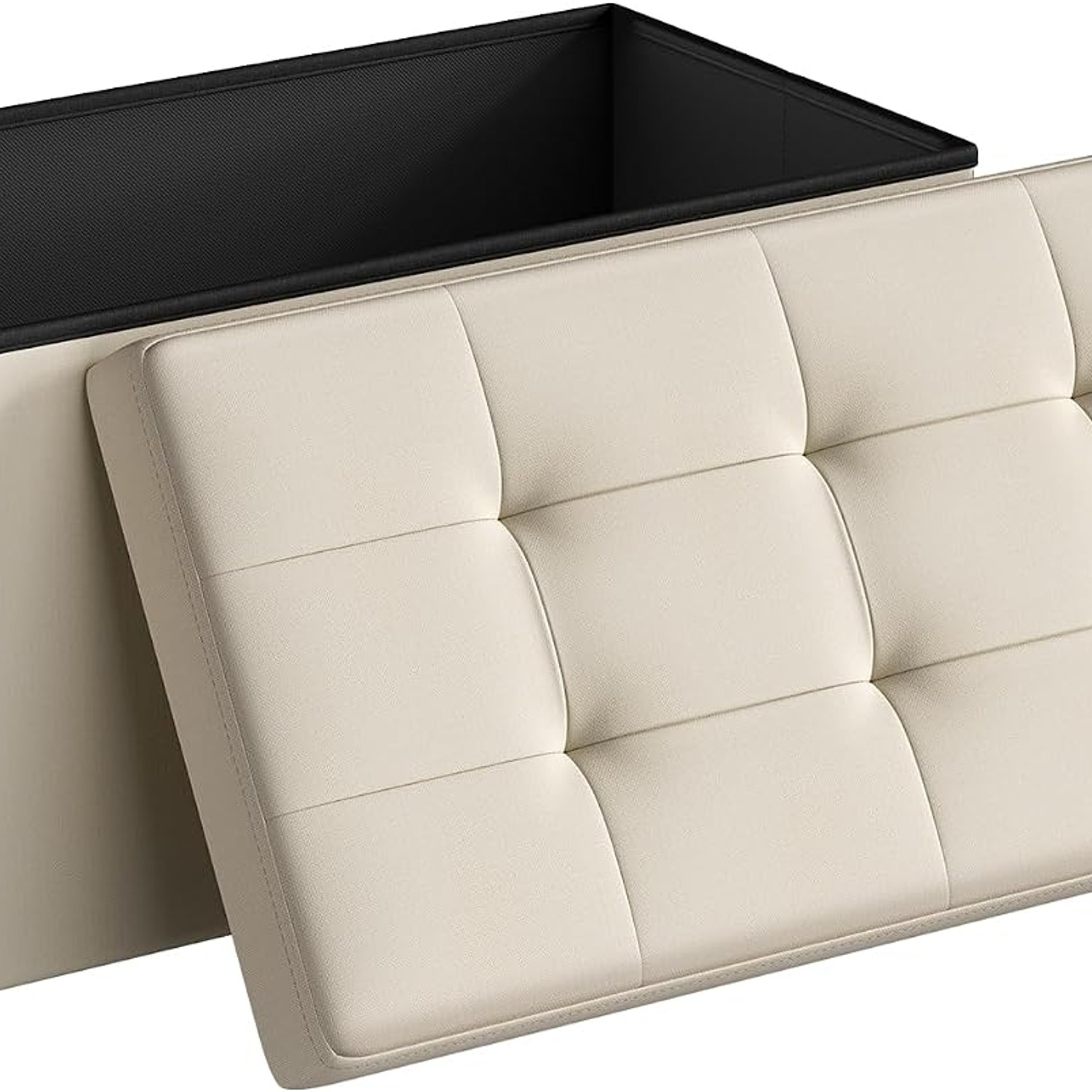 SONGMICS Folding Storage Ottoman: image 10