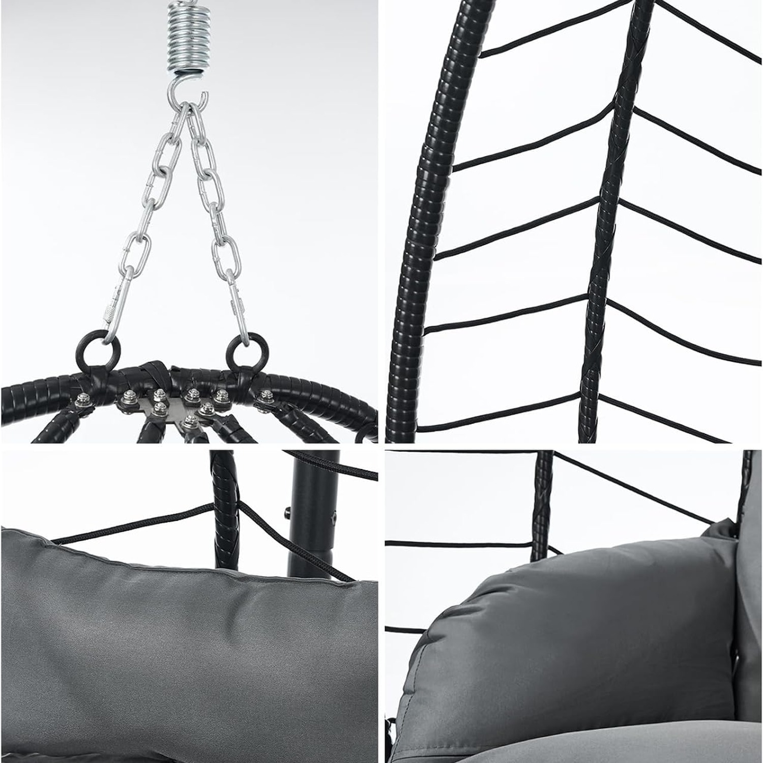 LI LIVSIP Hanging Egg Chair with Stand