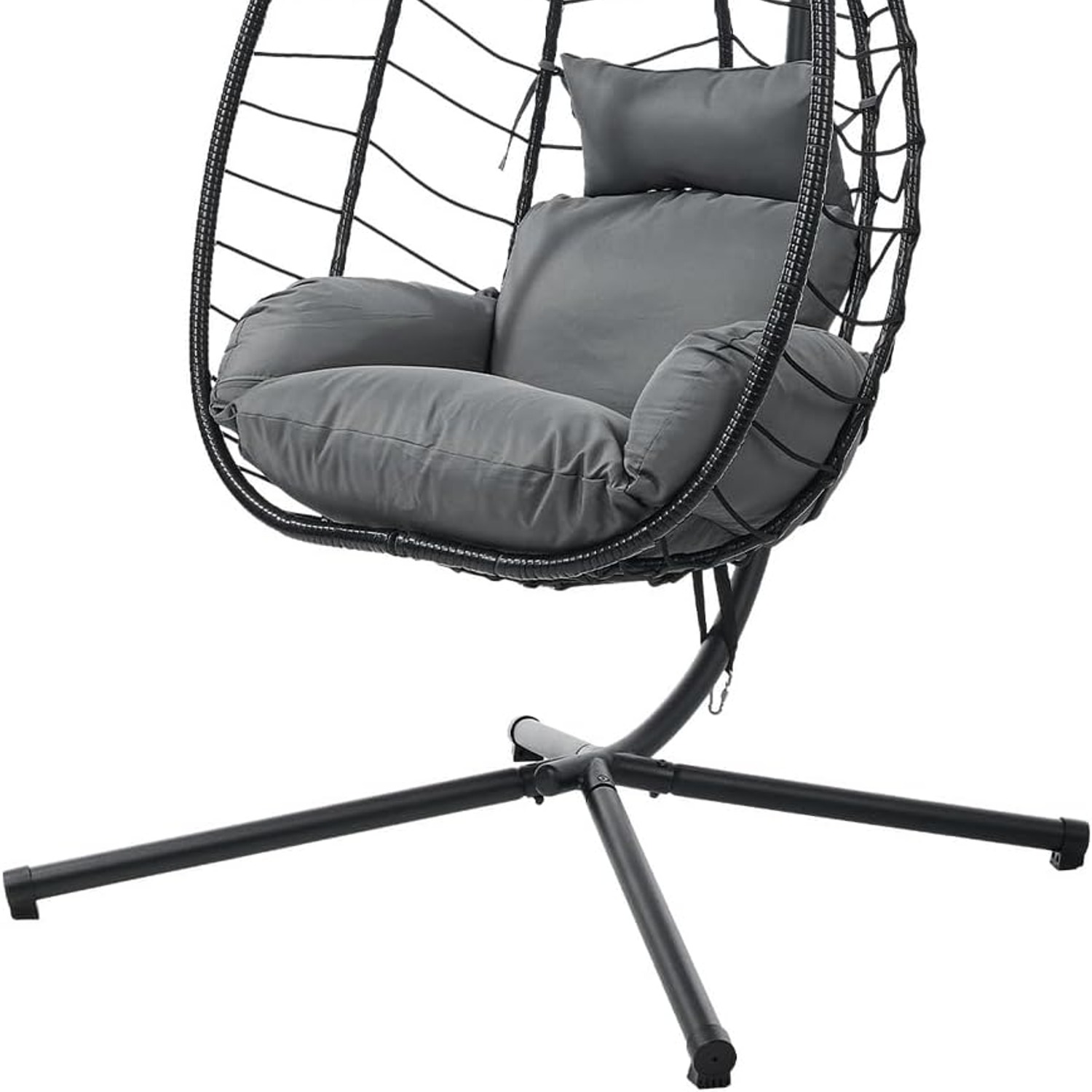 LI LIVSIP Hanging Egg Chair with Stand: image 8